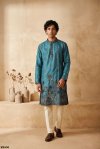 Outluk Wedding Vol 59 Silk Mens Kurta With Pajama 
